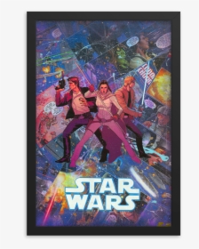 Star Wars Comic Canvas Framed Reproduction Print - Star Wars Weekends, HD Png Download, Transparent PNG