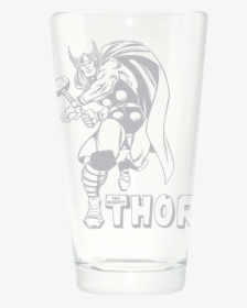 Thor Etched Pint Glass - Classic Thor Comic, HD Png Download, Transparent PNG