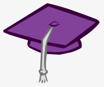 Purple Graduation Cap - Purple Graduation Cap Png, Transparent Png, Transparent PNG