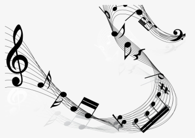 Clip Art Fundo Msica - Music Notes, HD Png Download, Transparent PNG