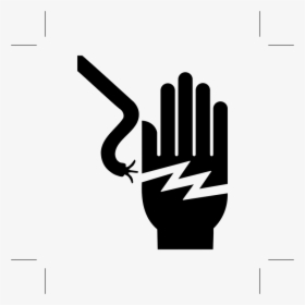Electricity, Hand, Electrical Wire, Warning, Danger - Electrical Hazard Sign, HD Png Download, Transparent PNG