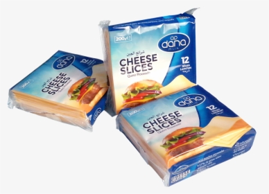 New Dana Cheddar Cheese Slices Come Individually Wrapped - Sliced Cheese Packs, HD Png Download, Transparent PNG