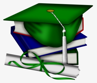 Graduation Clipart Backdrop - Blue And White Graduation Cap, HD Png Download, Transparent PNG