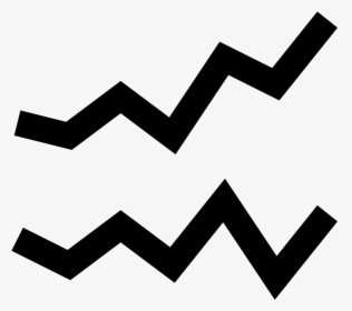 Line Graph Icon Png - Line Runs Upward Symbol, Transparent Png, Transparent PNG