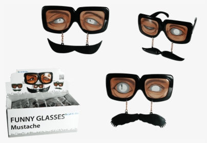 Gafas De Broma Con Bigote , Png Download - Glasses, Transparent Png, Transparent PNG
