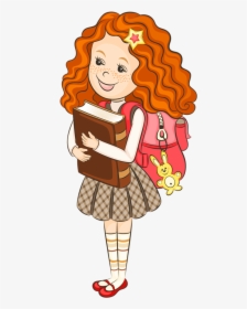 Escola & Formatura - Cartoons With Curly Hair, HD Png Download, Transparent PNG