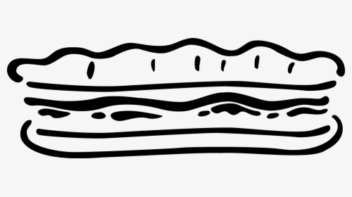 Vector Illustration Of Sandwich Sliced Cheese Or Meat - Sandwiches Illustration Png, Transparent Png, Transparent PNG