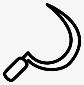 Sickle - Clip Art Black And White Sickel, HD Png Download, Transparent PNG
