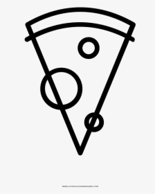 Pizza Slice Coloring Page Ultra Pages Cheese Colouring - Coloring Book, HD Png Download, Transparent PNG