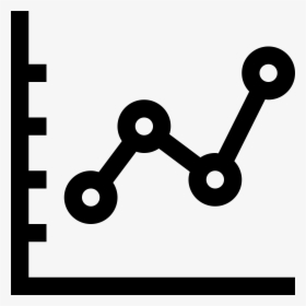 Transparent Graph Icon Png - Line Chart Icon, Png Download, Transparent PNG