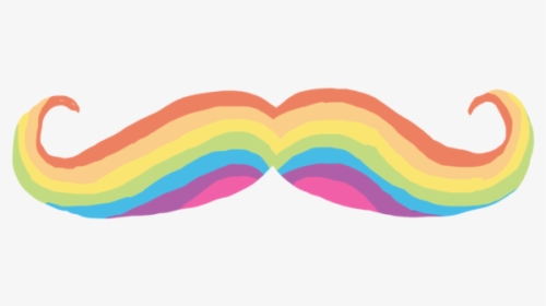 Mr Clipart Mustache Baby - Rainbow Mustache, HD Png Download, Transparent PNG