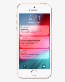 Ios 12 Push Notifications - New Message Push Notification, HD Png Download, Transparent PNG