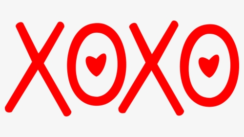 Xoxo Heart Art Transparent Png Clipart - Xoxo Transparent Background, Png Download, Transparent PNG