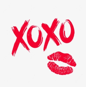 #red #xoxo #lips #sexy - Clipart Xoxo, HD Png Download, Transparent PNG
