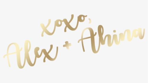Xoxo Alex Ahina - Calligraphy, HD Png Download, Transparent PNG