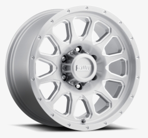 Dwt Elarco 6lug Silver Brushed Milling Bevels Wheel - Allu Corvette Rally Wheels, HD Png Download, Transparent PNG