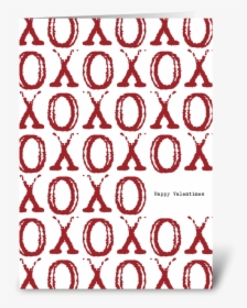 Xoxo Hugs & Kisses Valentine S Day Greeting Card - Shoe Sale, HD Png Download, Transparent PNG
