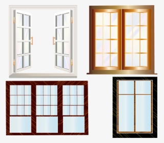 Windows, Shutters, Open Window, Glass, House, Frame - Vector Window, HD Png Download, Transparent PNG