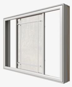 An Open Classic Series Double Slider Window From The - Window Screen, HD Png Download, Transparent PNG