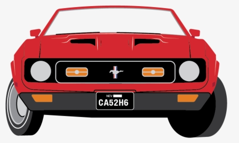 1971 Ford Mustang Mach - Race Car, HD Png Download, Transparent PNG