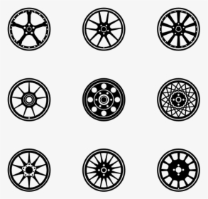 Wheels Icons, HD Png Download, Transparent PNG