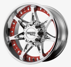 Moto Metal Rims Red, HD Png Download, Transparent PNG