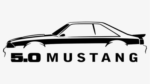 1987-93 Ford Mustang Fox Body - Mustang Fox Body Logo, HD Png Download, Transparent PNG