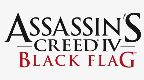 Assassin S Creed Iv Black Flag Logo - Assassin's Creed Black Flag Title, HD Png Download, Transparent PNG