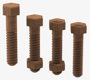 Bolts Made Of Wood, HD Png Download, Transparent PNG