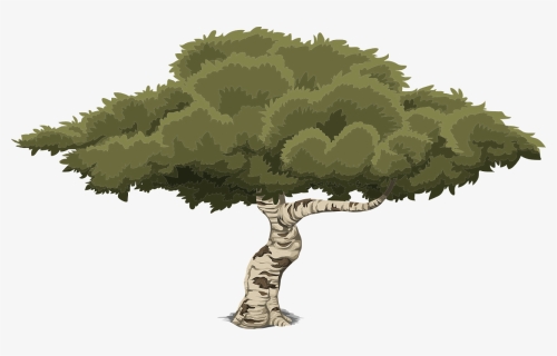 Dawn In The Forest - 2d Game Tree Png, Transparent Png, Transparent PNG