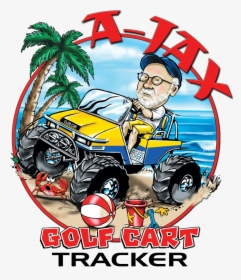 A-jax Golf Cart Tracker - Golf Cart, HD Png Download, Transparent PNG