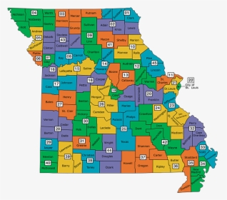 Missouri Map-whole - Missouri Trial Courts, HD Png Download, Transparent PNG