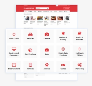 Classifieds Wordpress Theme - Classified Ads Icon Set, HD Png Download, Transparent PNG