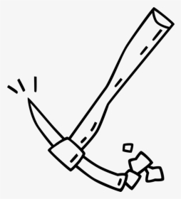 Vector Illustration Of Mining Pickaxe Or Pick Hand - Pickaxe, HD Png Download, Transparent PNG