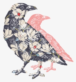 Colored 2 Crows - Raven, HD Png Download, Transparent PNG