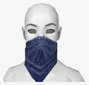 Avatar Blue Bandana Mask - Bandana Face Mask Png, Transparent Png, Transparent PNG