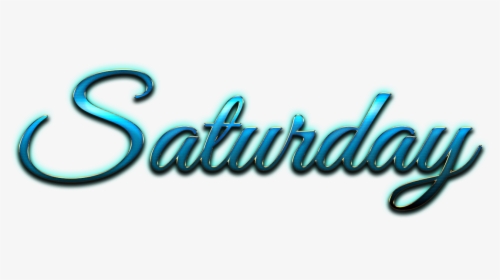 Saturday Italic Logo Png - Saturday Transparent Background, Png Download, Transparent PNG