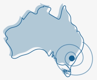 Illustration Of Australia With The Locality Of Canberra, HD Png Download, Transparent PNG