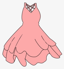 Prom Dress, Dress, Prom, Skirt, Pink, Clothing, Clothes - Pink Dress Clip Art, HD Png Download, Transparent PNG