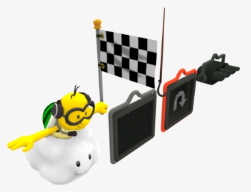 Download Zip Archive - Mario Kart Wii Lakitu, HD Png Download, Transparent PNG