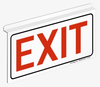 Exit Sign With No Background, HD Png Download, Transparent PNG