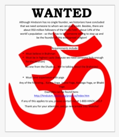 Hinduism Poster, HD Png Download, Transparent PNG
