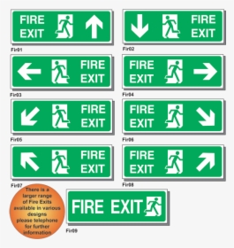 Fire Exit Sign Design, HD Png Download, Transparent PNG