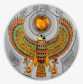 Falcon Of Tutankhamun - Agate Scarabaeus 1 Dollar Silver Coin, HD Png Download, Transparent PNG