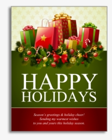 Create Holiday Postcards Online - Merry Christmas Gift Png, Transparent Png, Transparent PNG