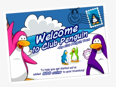Image Welcome To Cp Postcard Png Club Penguin Wiki - Club Penguin 2006 Postcards, Transparent Png, Transparent PNG