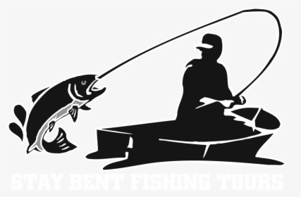 Logo White Outline - Fishing Outline, HD Png Download, Transparent PNG