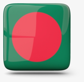 Glossy Square Icon - Bd Flag Logo Png, Transparent Png, Transparent PNG