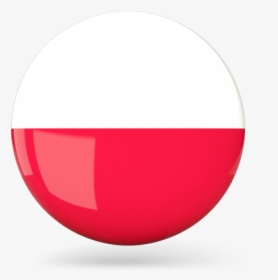 Poland Flag Icon - Poland Circle Flag Png, Transparent Png, Transparent PNG