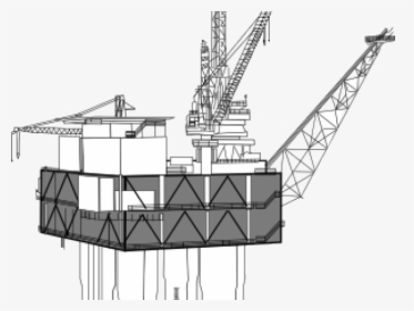 Oil Rig Clipart Offshore Rig, HD Png Download, Transparent PNG